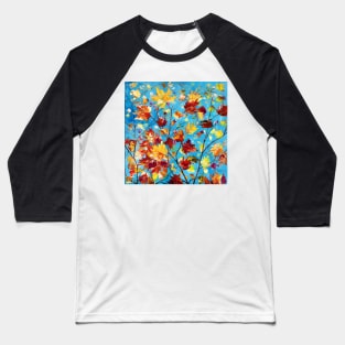 Maple Leaves. Autumn Baseball T-Shirt